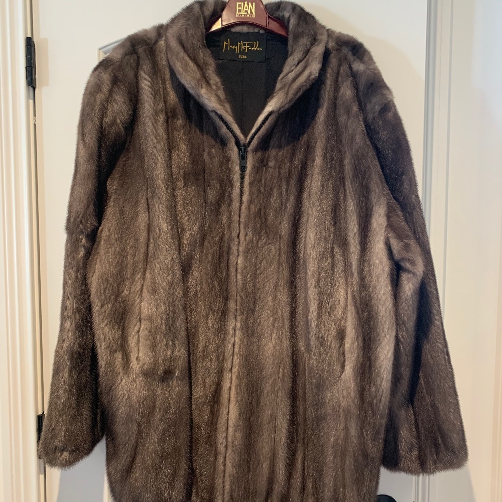 Men’s Silver Mink Jacket
